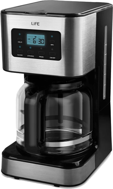 Προγραμματιζόμενη καφετιέρα φίλτρου 950W 1,5ℓ